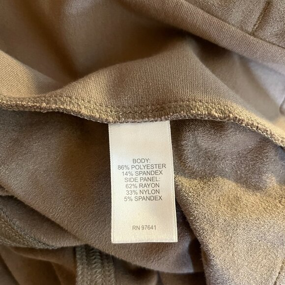 J. Jill Size L Taupe Open-Front Faux Suede Jacket - Picture 10 of 10